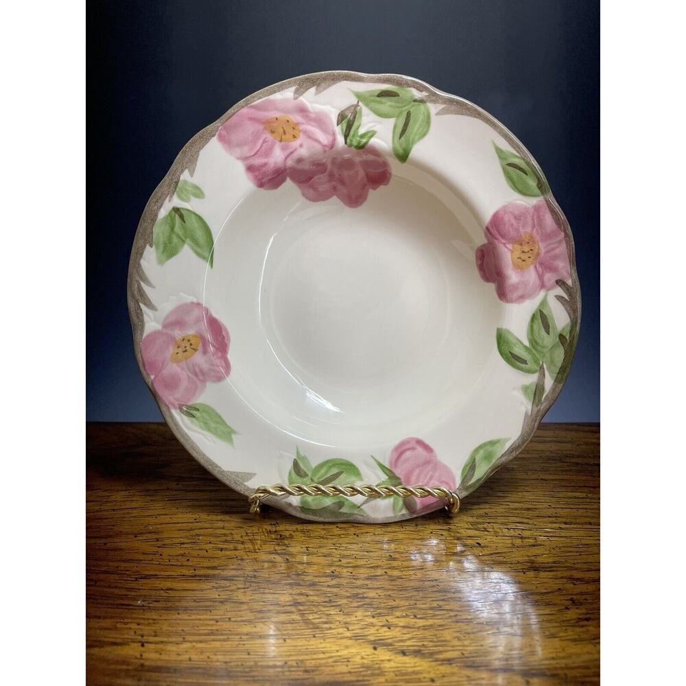 1 Franciscan‎ Johnson Bros 1995 ENGLAND Soup Bowl Pasta 8” Desert Rose